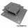 Ankerplatte gelocht Stahlplatte Kopfplatte Fu&szlig;platte Zuschnitte Stahl 355 - 80 bis 300 mm - 4-10 mm 5 mm 180 x 180mm
