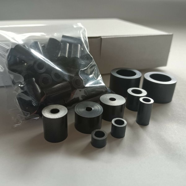 20 Unterlegscheiben/ Distanzstücke Kunststoff schwarz für Schrauben M8 M10  kaufen bei