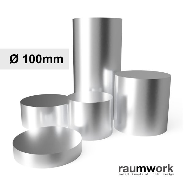 Restst&uuml;cke Aluminium Rundmaterial &Oslash; 100mm Hochfest 7075