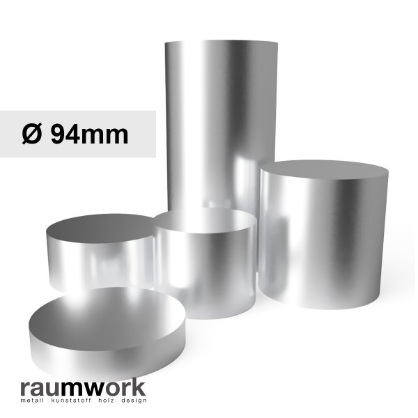 Restst&uuml;cke Aluminium Rundmaterial &Oslash; 94mm Hochfest 7075