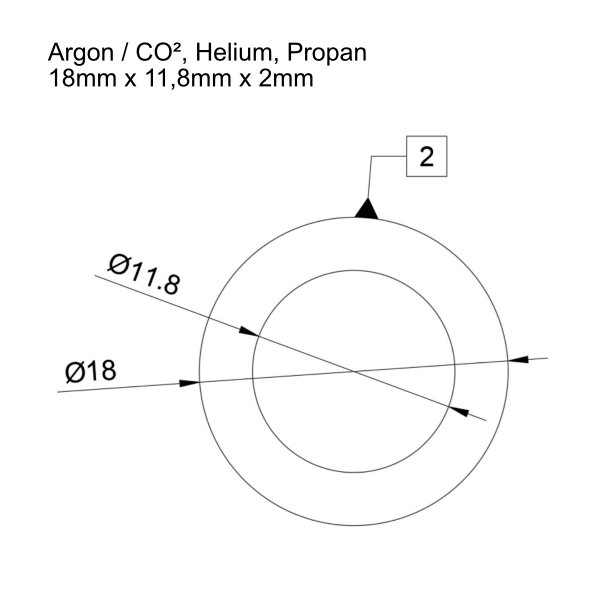 18x11,8x2mm-Argon-Co2